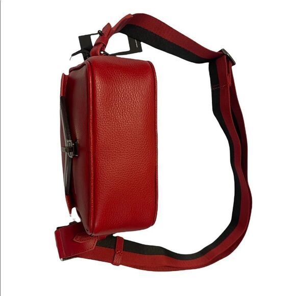 Botkier Valentina Mini Camera Crossbody in Cherry/Gunmetal - Picture 6 of 7